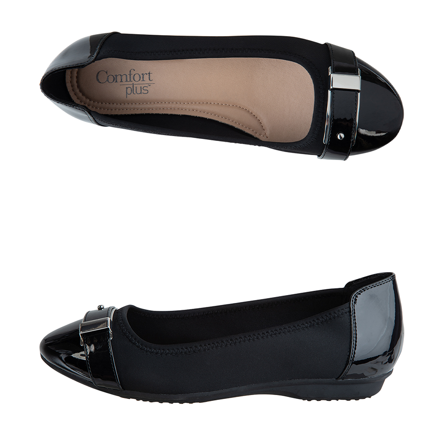 Payless Comfort Plus By Predictions Women's Wide Width Corey Flat