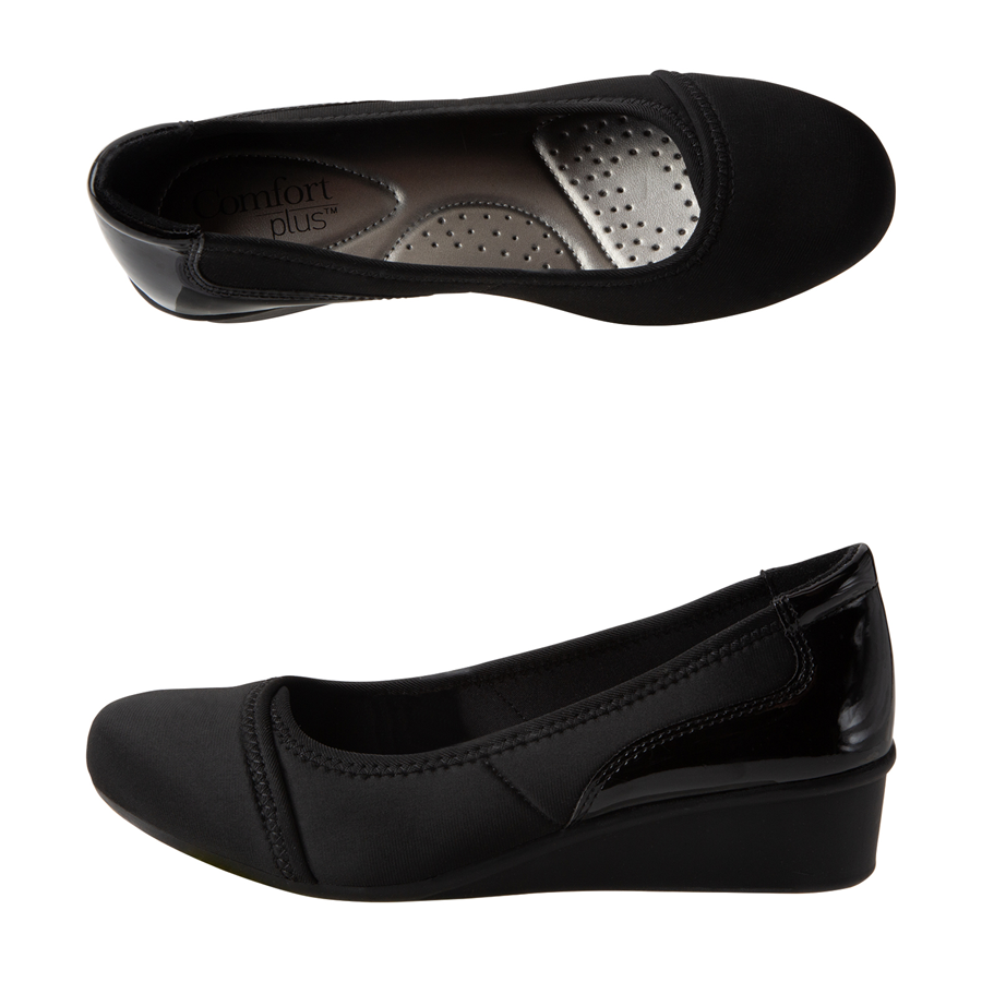Payless Comfort Plus by Predictions Women's Wide Width Dusk Wedge
