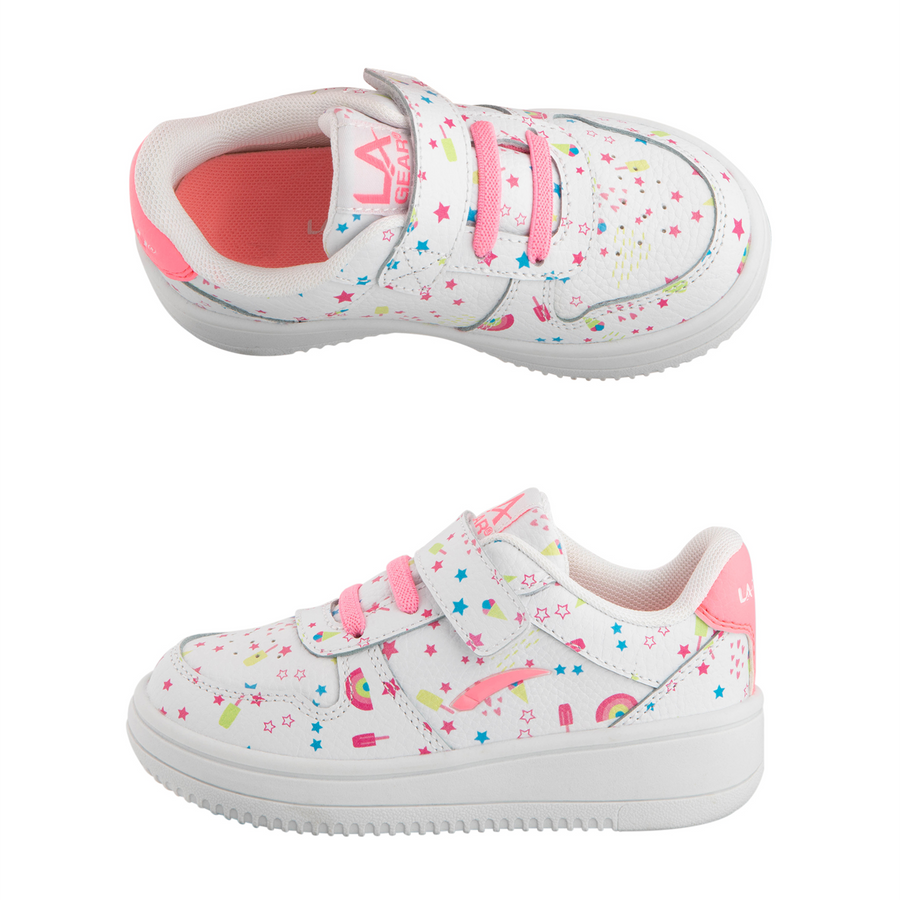 Payless LA Gear Girl's Toddler Dash Court Sneaker