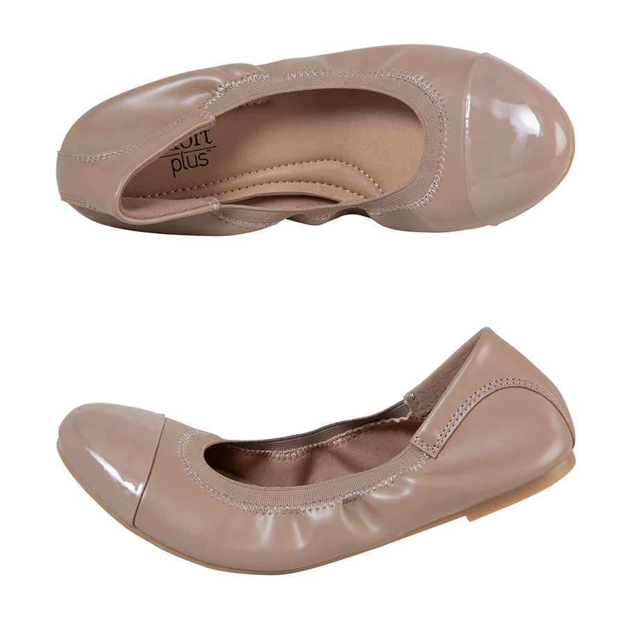 Payless Comfort Plus by Predictions Women's Claire Scrunch Flat
