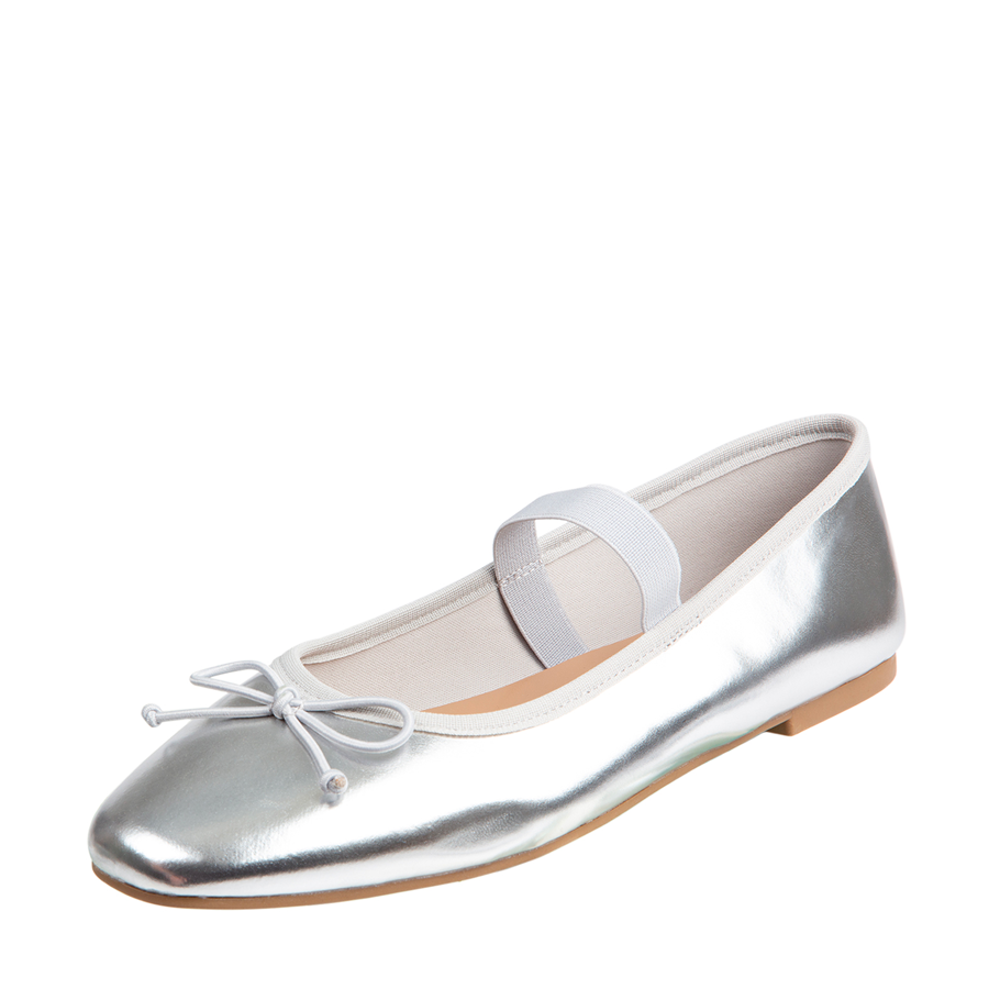 Silver flats payless on sale