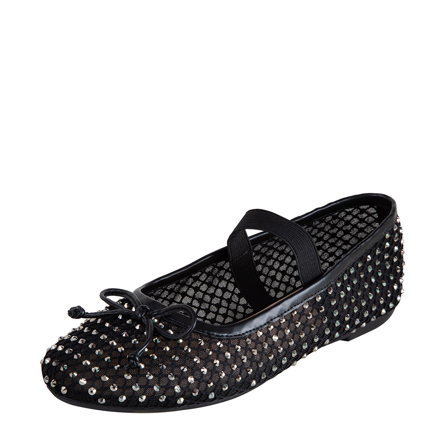 Payless Fioni Women's Mesh Elle Rhinestone Flat
