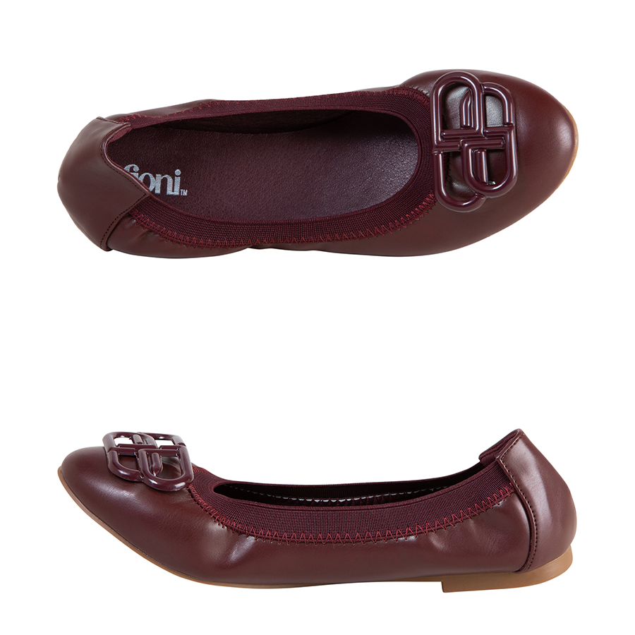 Payless Fioni Women's Nerissa PU Flat with Ornament
