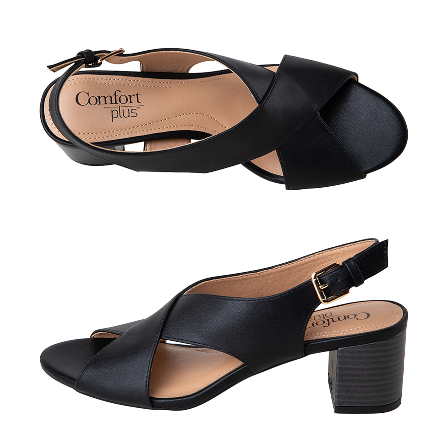 Payless Comfort Plus by Predictions Women's Wyona Block Heel Sandal