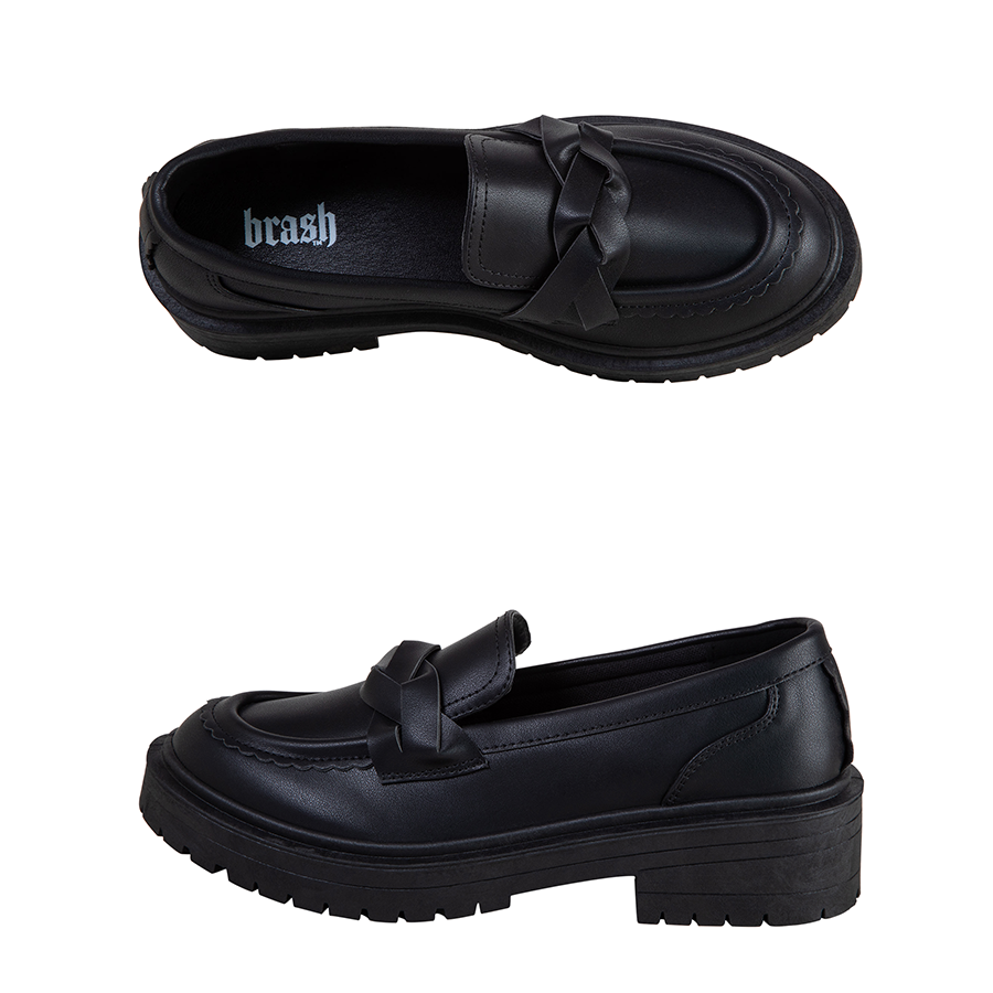 Payless Brash Women's Octavia PU Lug Loafer