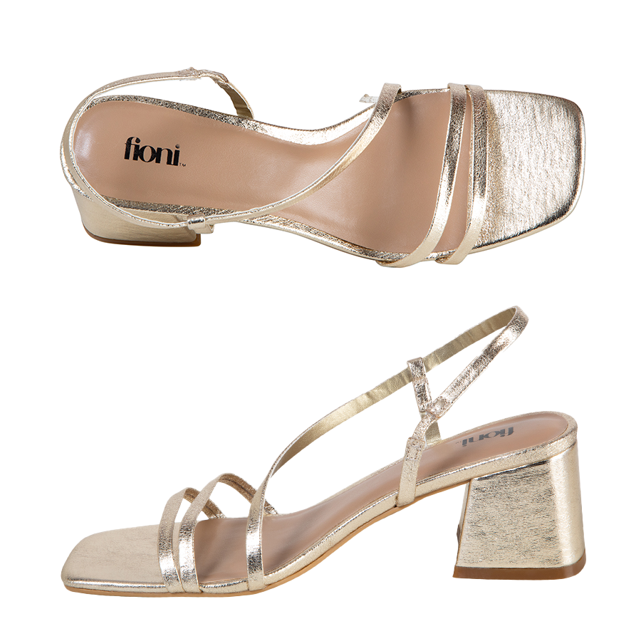 Payless Fioni Women's Gladys PU Strappy Low Heel Sandal