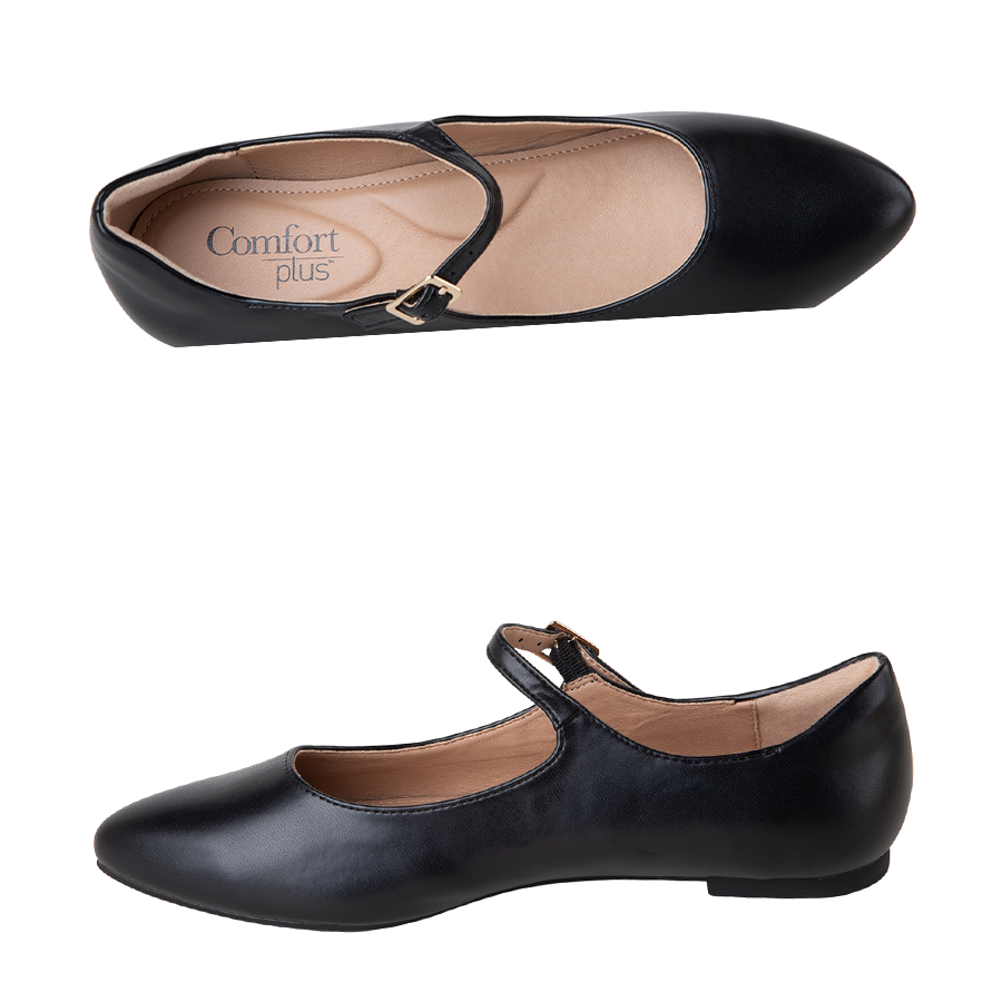 Payless Comfort Plus by Predictions Women's Camille Point Toe Mary Jane Flat