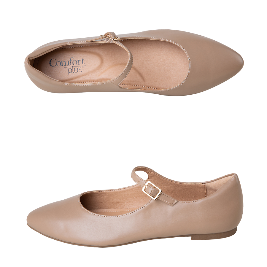 Payless Comfort Plus by Predictions Women's Camille Point Toe Mary Jane Flat