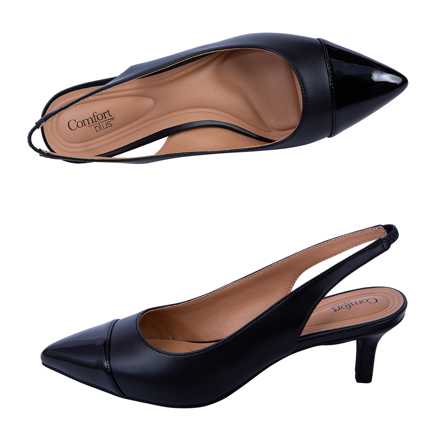 Payless Comfort Plus By Predictions Women's Kittie Captoe Mid Slingback
