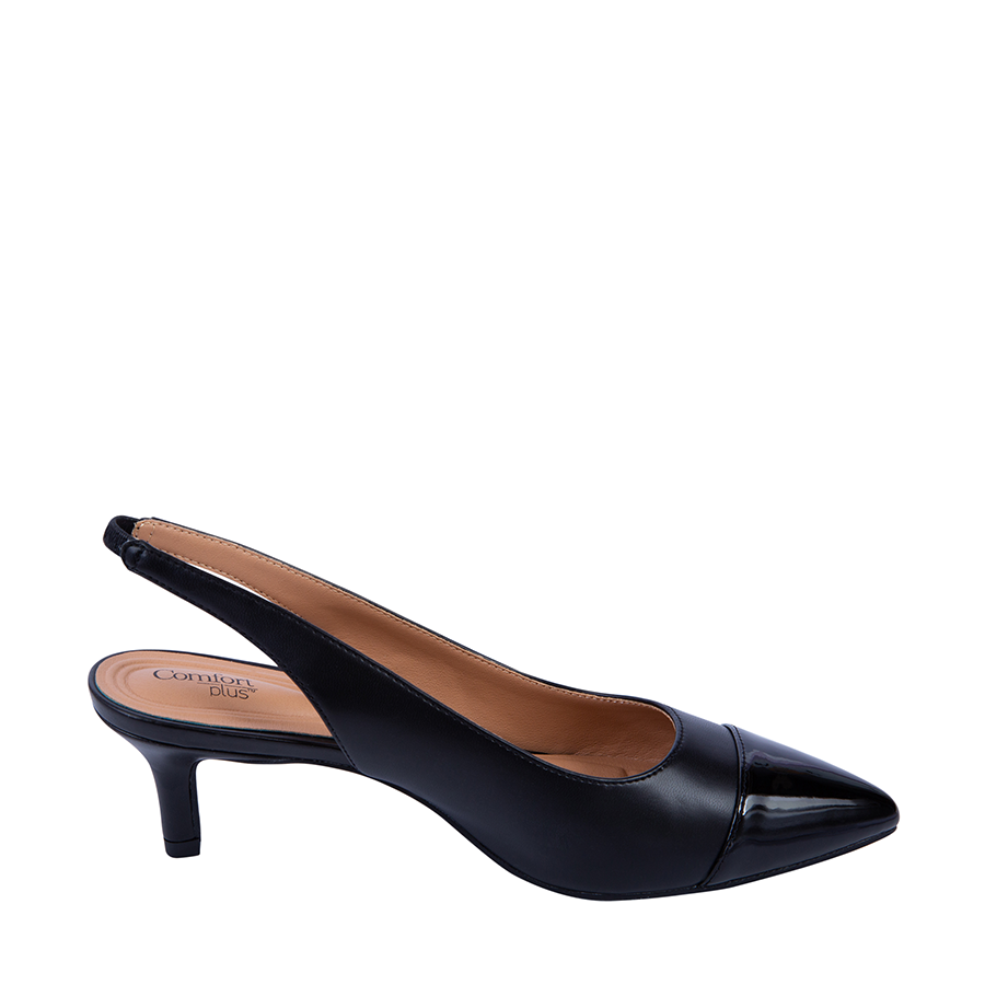 Payless Comfort Plus By Predictions Women's Kittie Captoe Mid Slingback