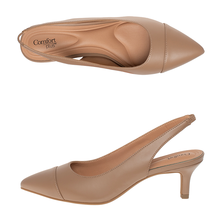 Payless Comfort Plus By Predictions Women's Kittie Captoe Mid Slingback