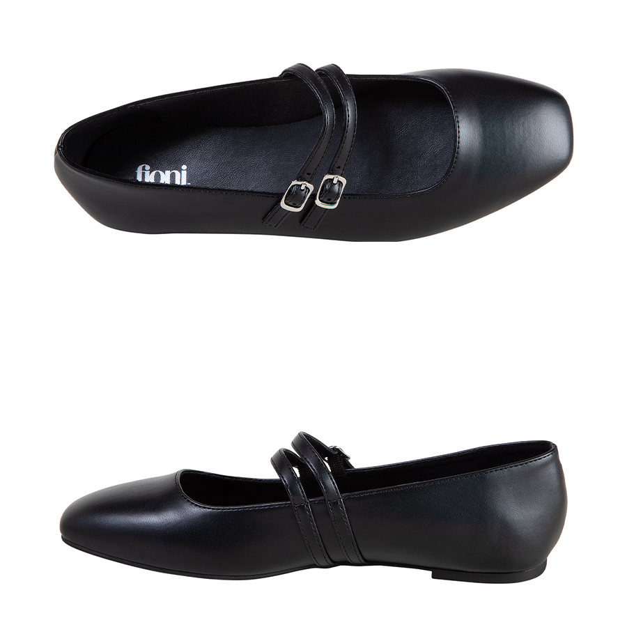 Payless Fioni Women's Geneva Square Toe Mary Jane Flat