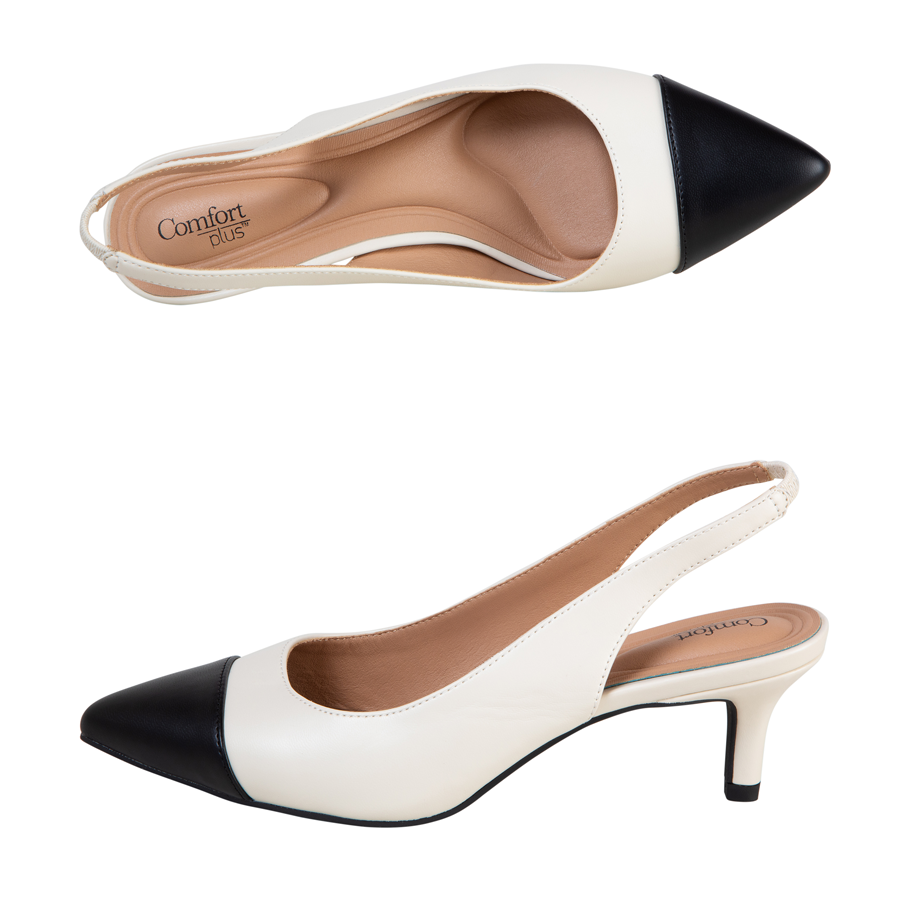 Payless Comfort Plus By Predictions Women's Kittie Captoe Mid Slingback