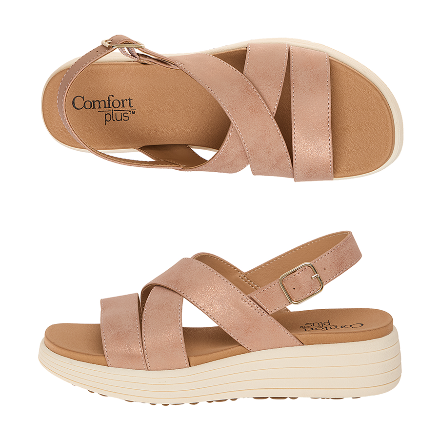 Payless Comfort Plus By Predictions Women's Milo Sport Wedge Sandal