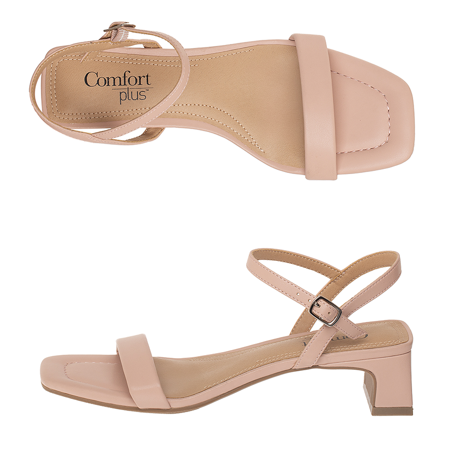 Payless Comfort Plus By Predictions Women's Tulsi Mid Heel Sandal