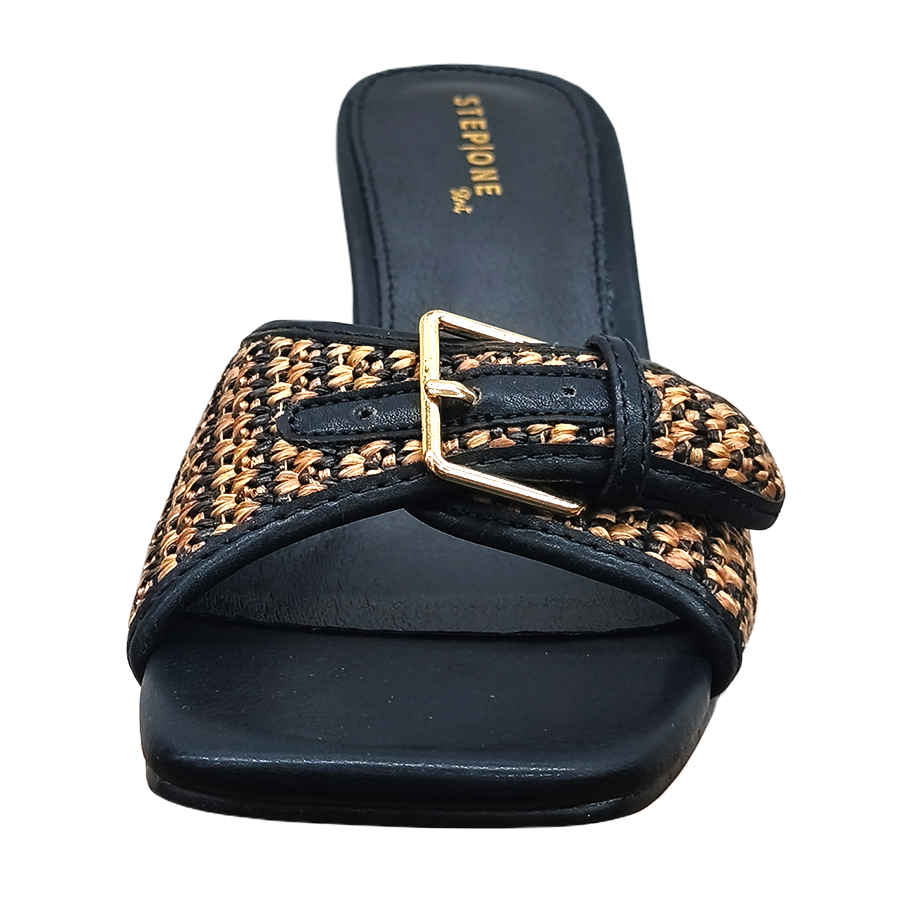 Payless Step One Strut Women's Hazel Raffia Heel