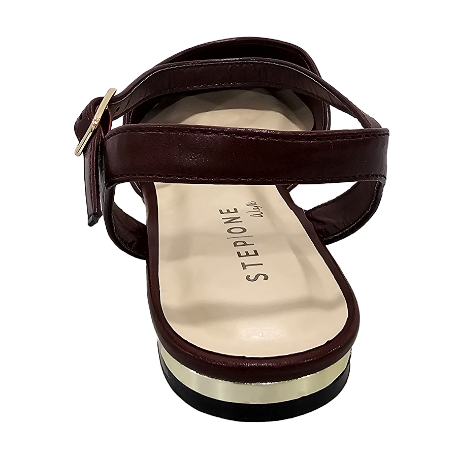 Flats with ankle strap top payless