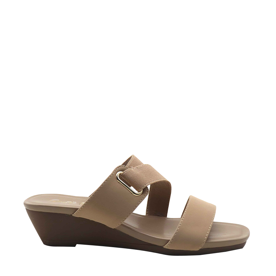 Grey low 2025 wedge sandals
