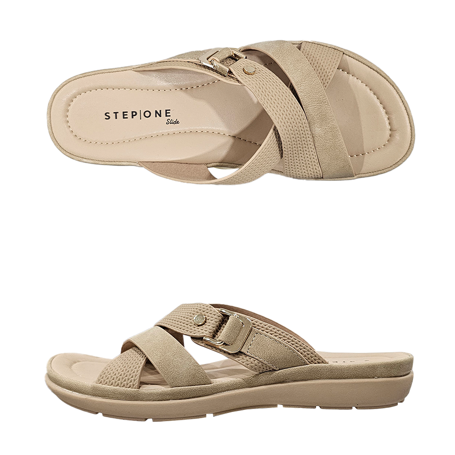 Payless Step One Slide Women's Sarah Strappy Slide