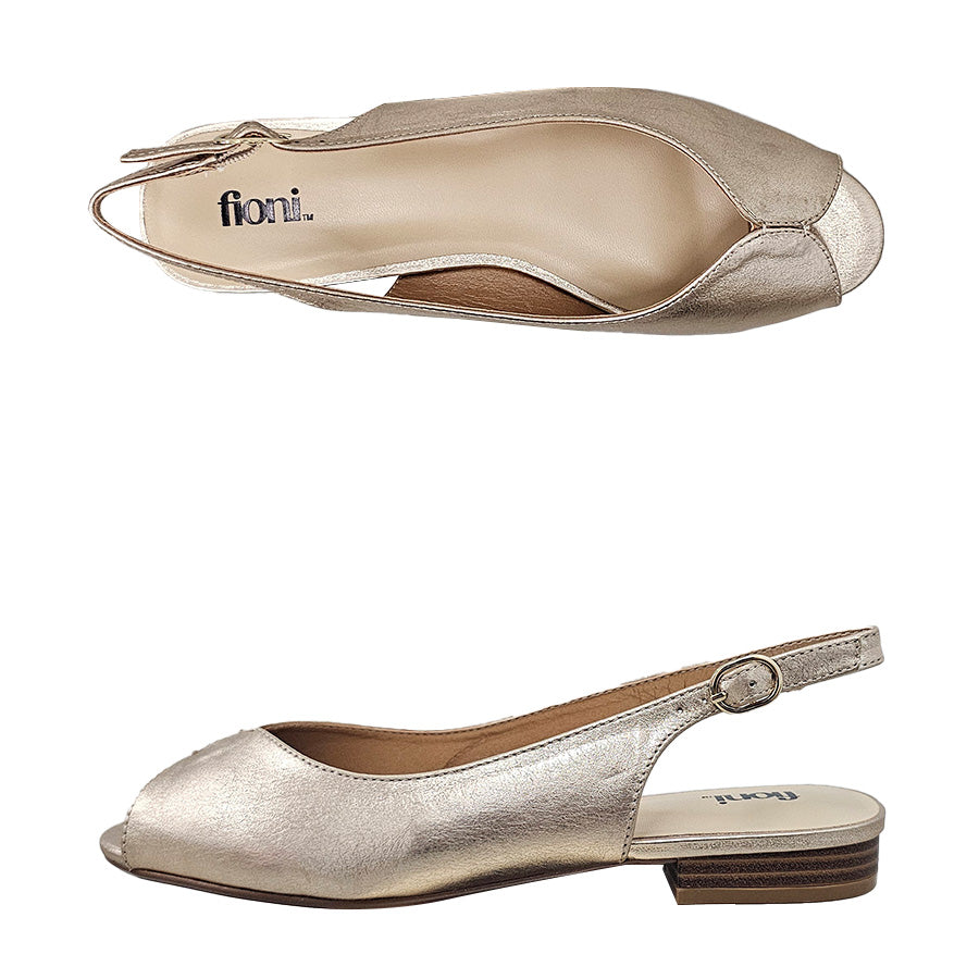 Payless Fioni Women's Zia Peep Toe Flat