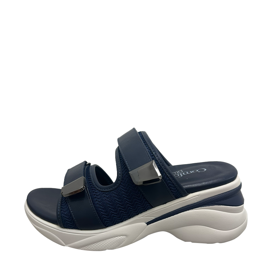 Payless Comfort Plus by Predictions Women's Ginnie Low Wedge Slide