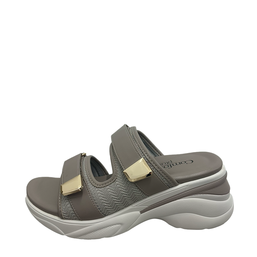 Payless Comfort Plus by Predictions Women's Ginnie Low Wedge Slide