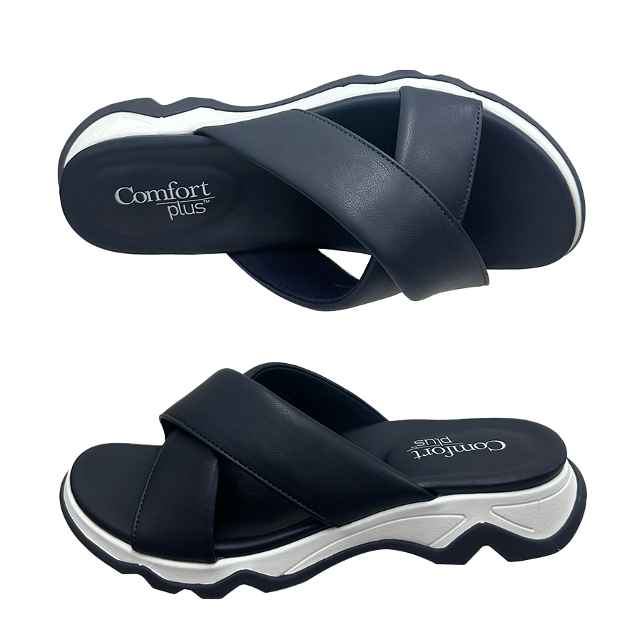 Payless Comfort Plus by Predictions Women's Mindi Cross Strap Sandal
