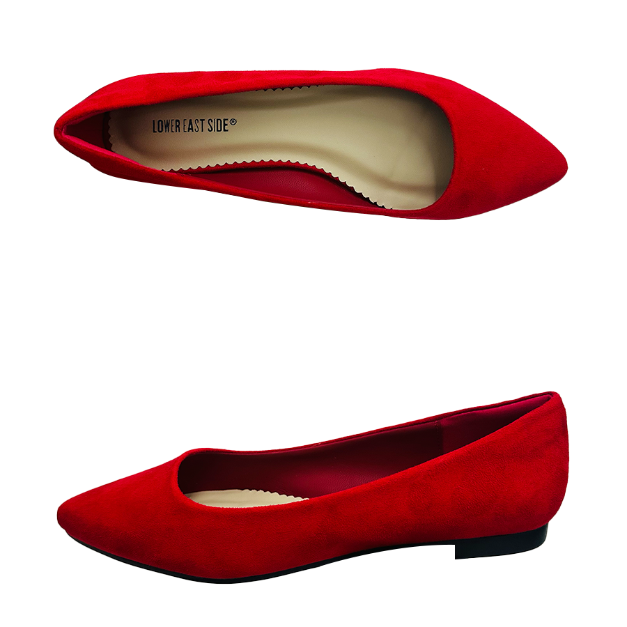 Payless Lower East Side Women's Cora Faux Suede Flat