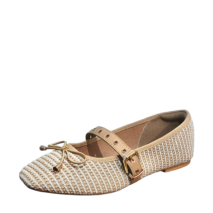 Payless Step One Walk Women's Raffia Georgie Ballerina