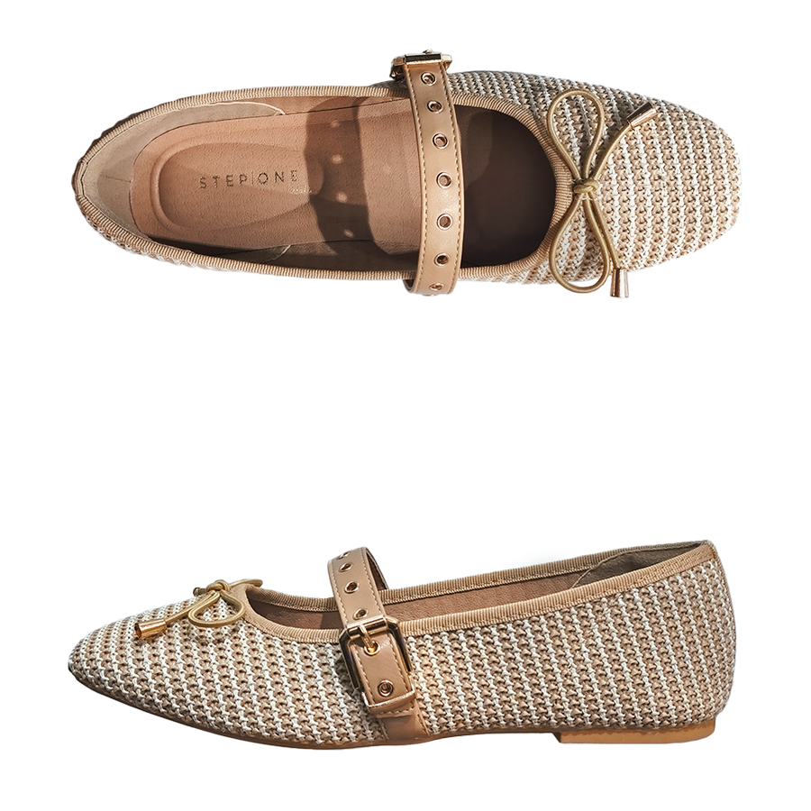 Payless Step One Walk Women's Raffia Georgie Ballerina