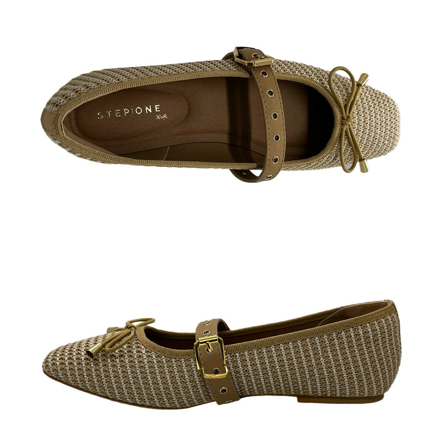 Payless Step One Walk Women's Raffia Georgie Ballerina