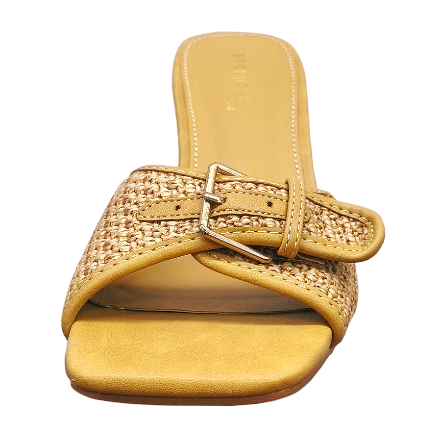 Payless Step One Strut Women's Hazel Raffia Heel