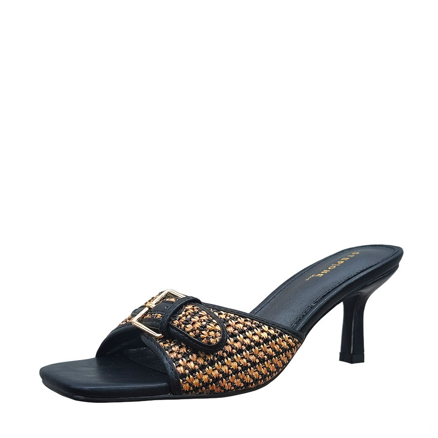 Payless Step One Strut Women's Hazel Raffia Heel