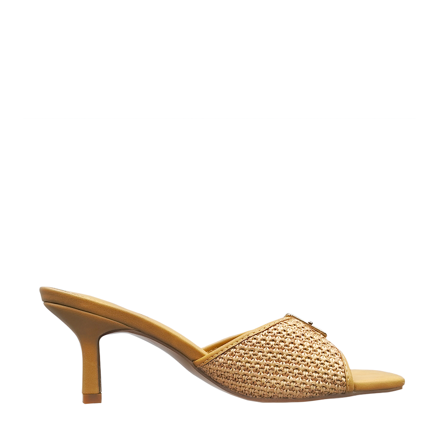 Payless Step One Strut Women's Hazel Raffia Heel