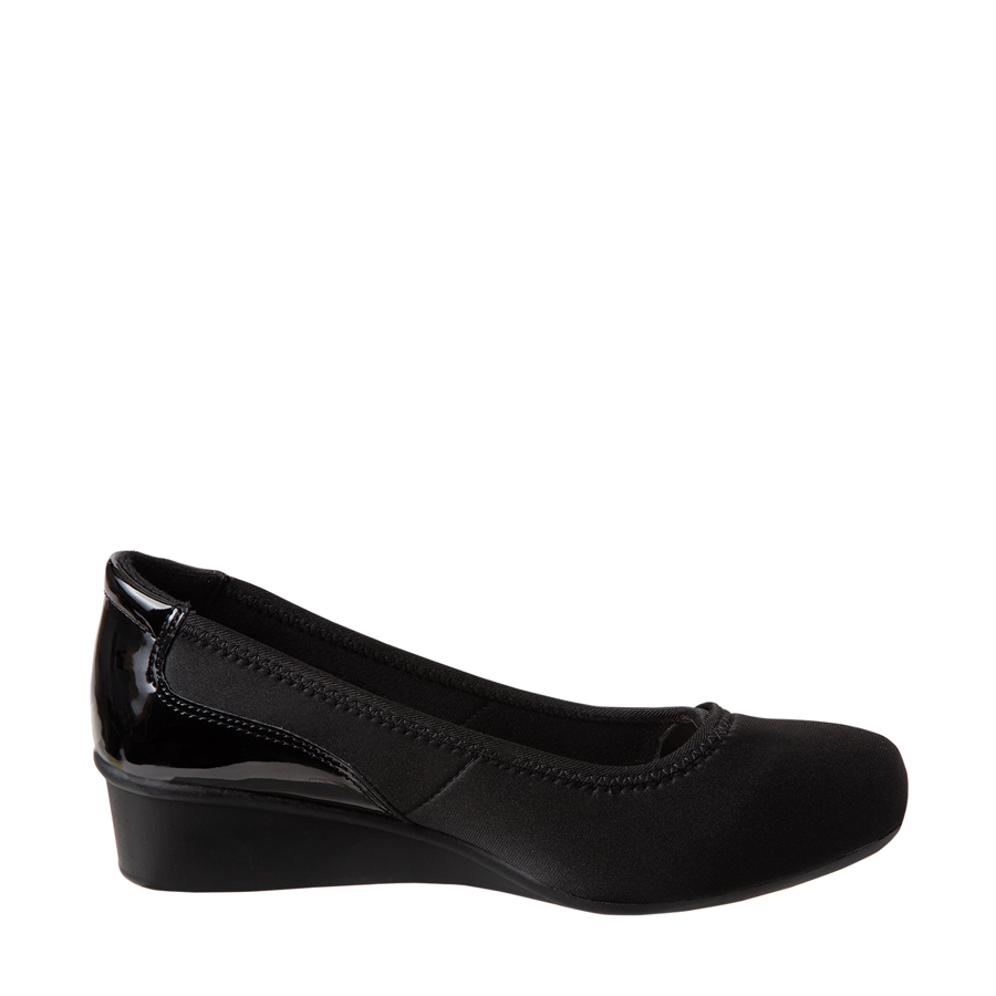 Payless black cheap wedge sneaker